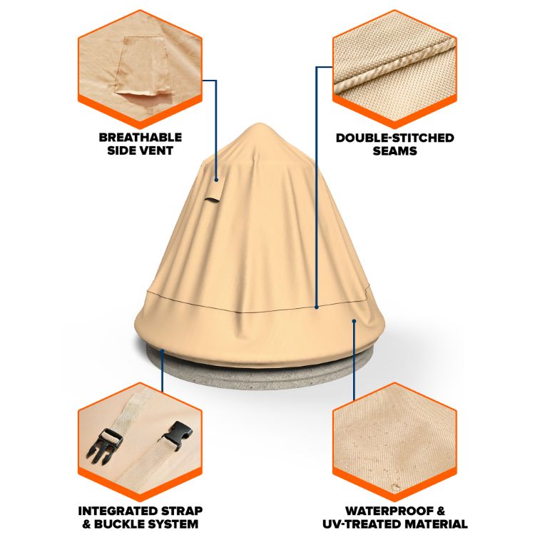 Picture of Sedona Square Hot Tub Cover -  Medium
