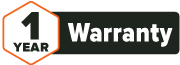 1 Year Warranty