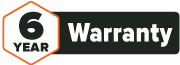 6 Year Warranty